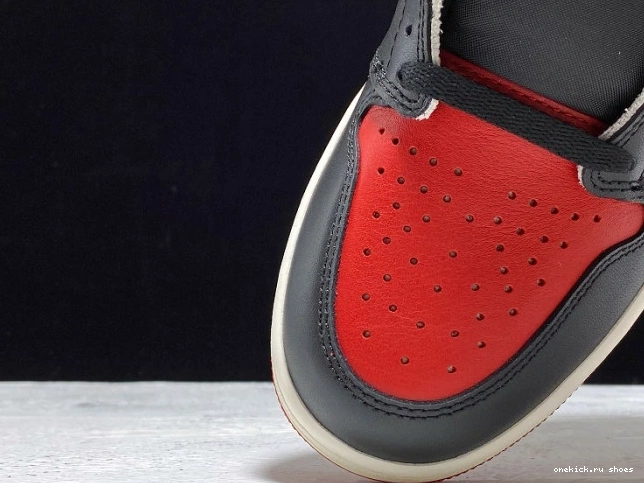 Rep Air 555088-610 High OG Toe 1 Jordan Retro Bred 0801